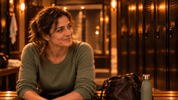 Lara, che parla con Andrea del blocco